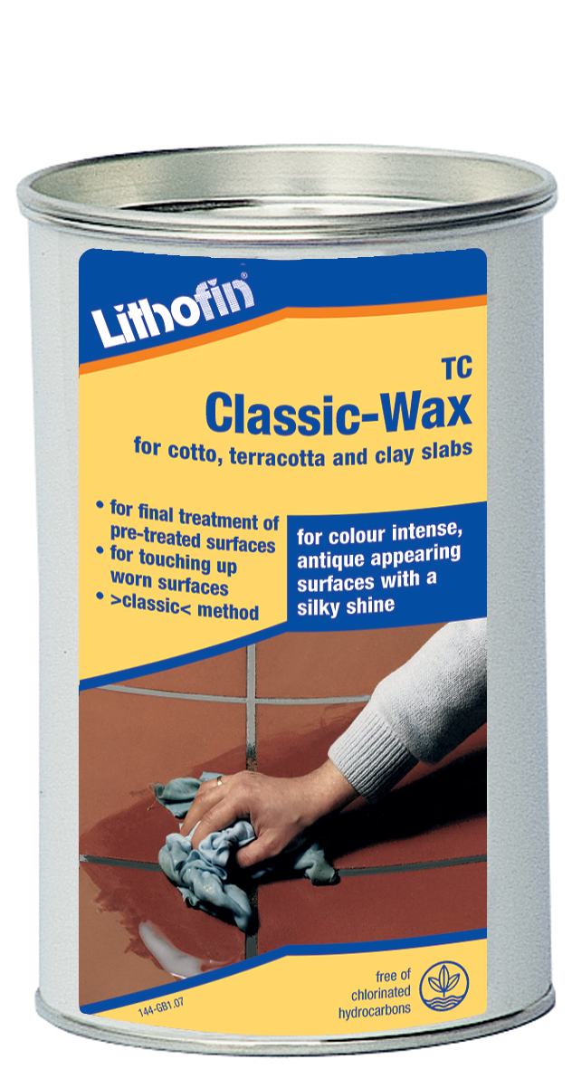 Lithofin classic wax for cotto,terracotta and clay slabs