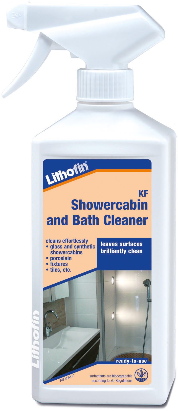 Lithofin shower cabin and bath cleaner