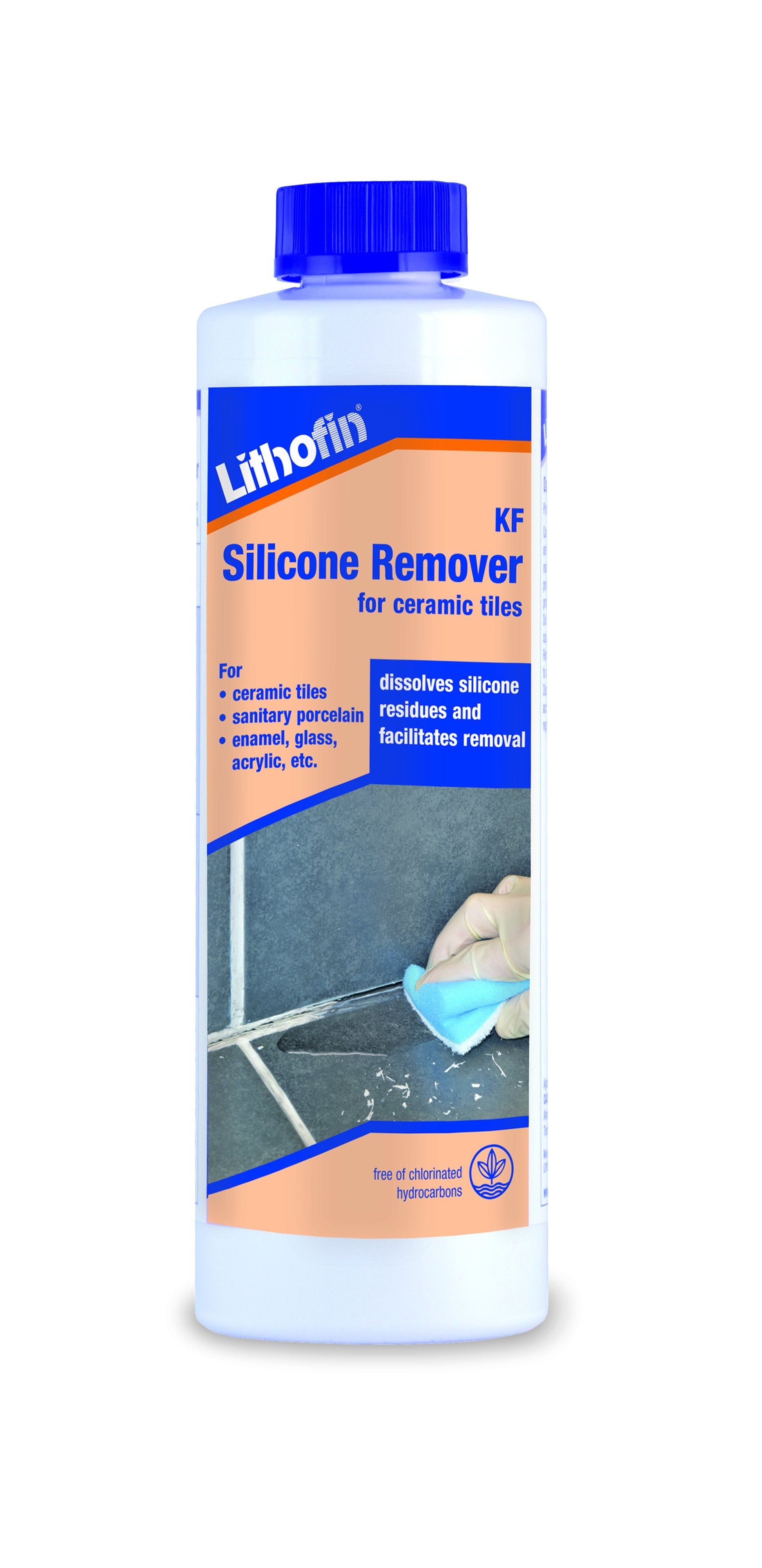 Lithofin silicone remover for ceramic tiles