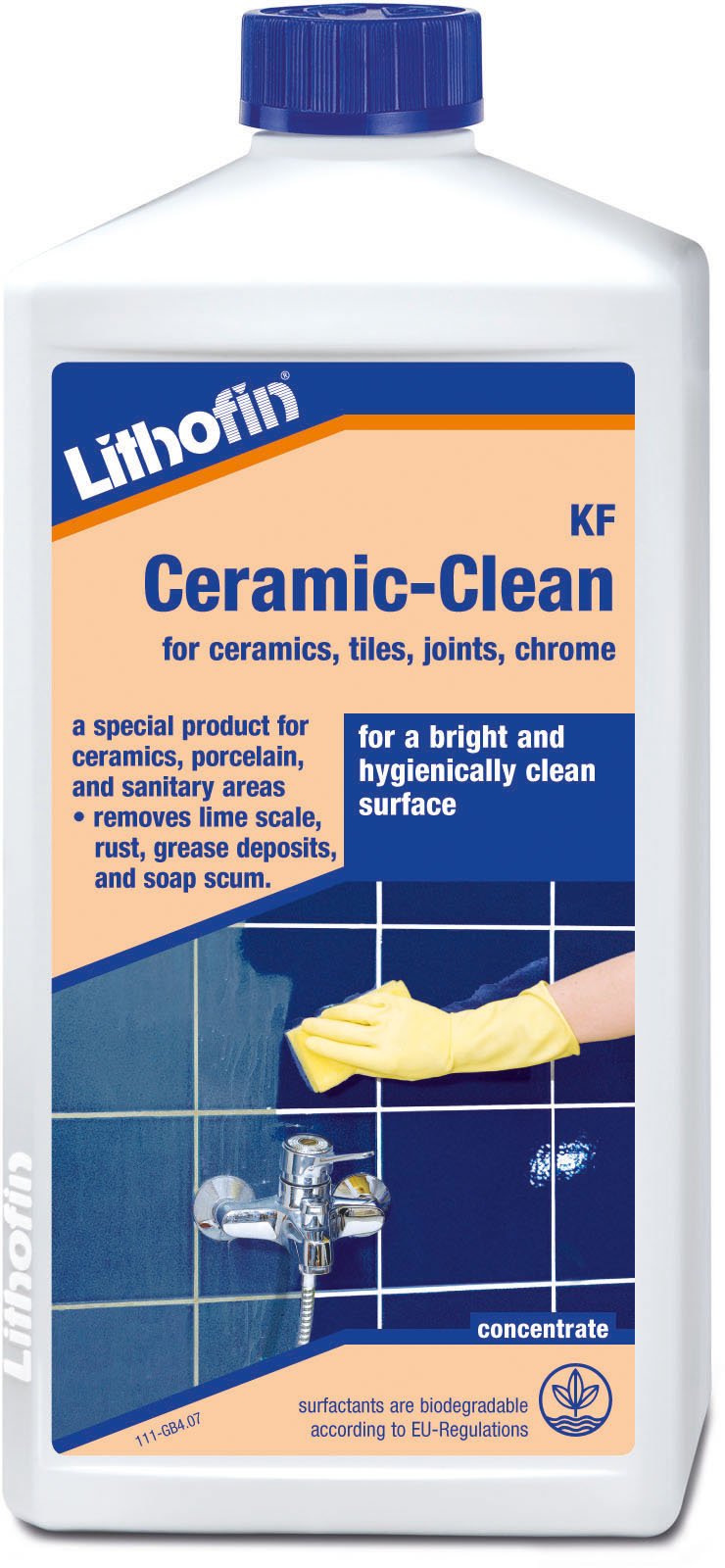 Lithofin ceramic-clean - for bright and hygienically clean surface 