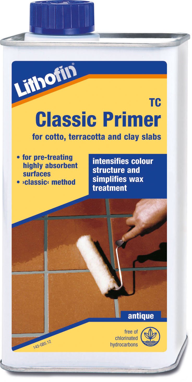 Lithofin classic primer for cotto, terracotta and clay slabs 